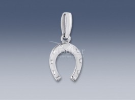 SUZ 528 P - Stříbrný přívěsek Podkovička